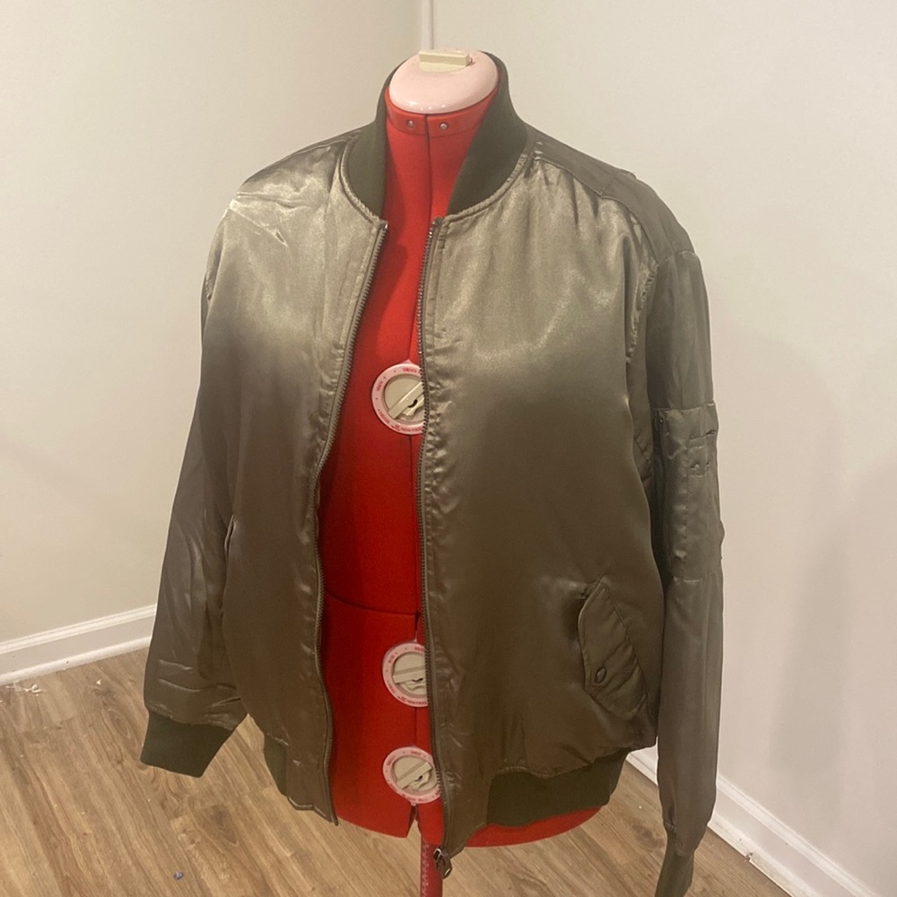 Worn Once! Top Shop bomber jacket